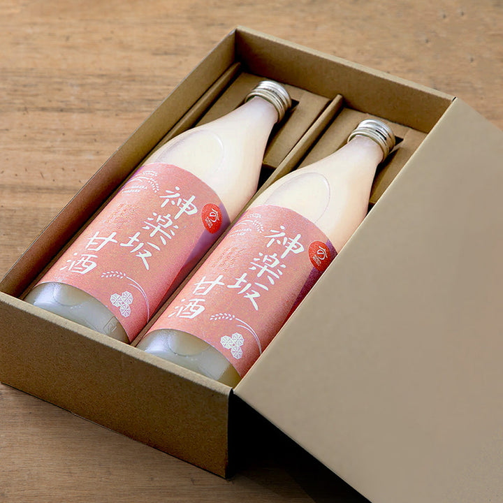 【贈答用】神楽坂甘酒900ml 2本ギフトセット