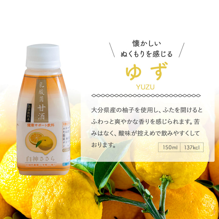 【まとめ買い】白神手づくり工房 白神ささらゆず 150ml 30本入セット