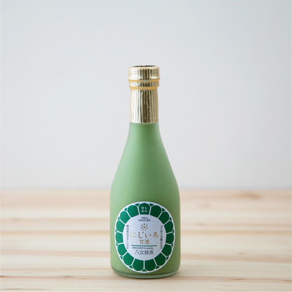 福岡県産の香り高い抹茶を使用】にじいろ甘酒 八女抹茶 320g 通販｜麹
