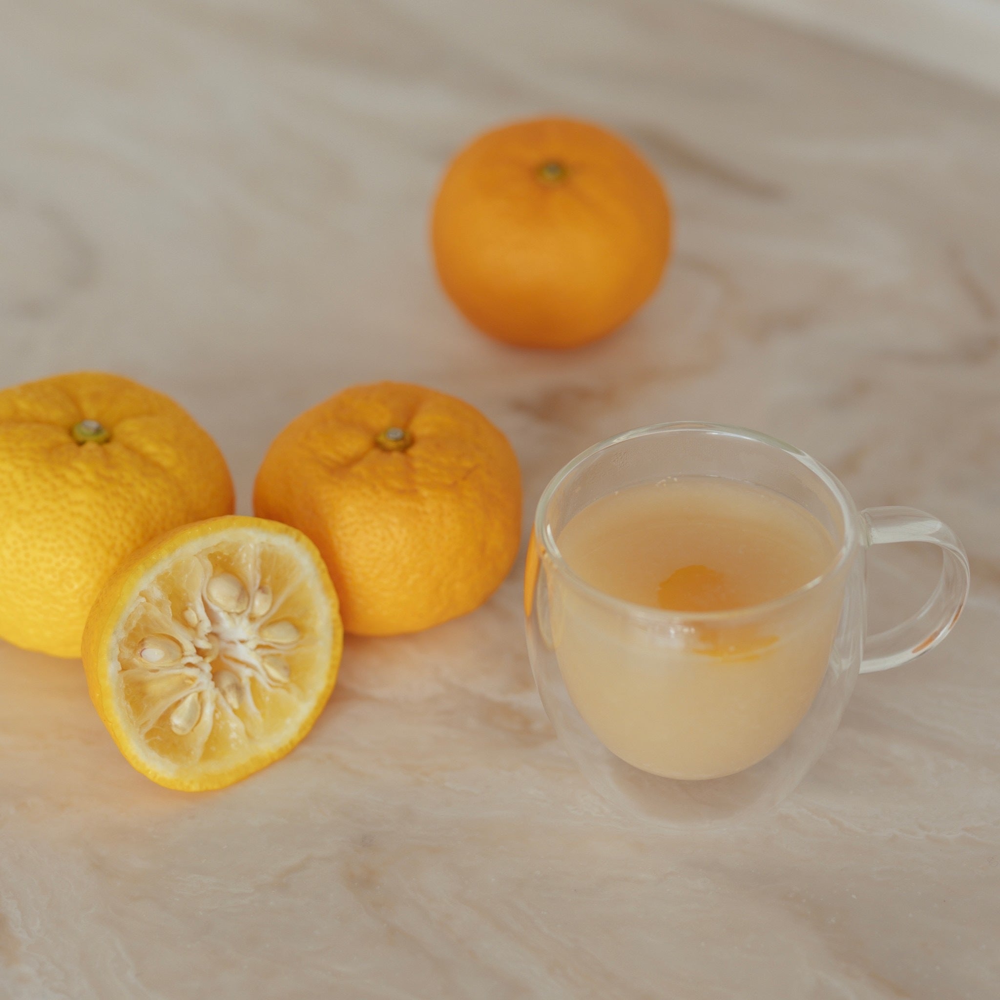 Bioeneで作る柚子茶玄米甘酒ドリンク