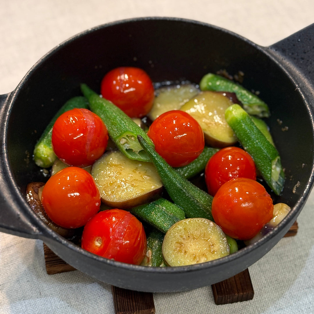 にんにく麹の夏野菜アヒージョ