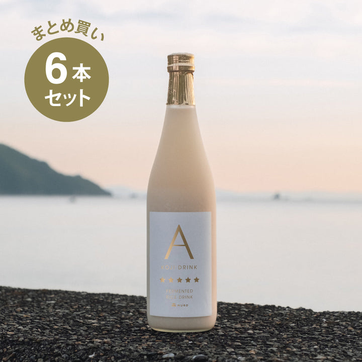 [Bulk purchase] Ultimate rice malt amazake A amasake 720ml x 6 bottles set