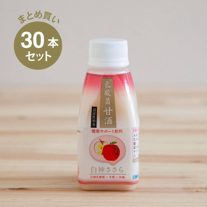 [Großkauf] Shirakami handgemachte Werkstatt Shirakami Sasara Apfel 150 ml 30-teiliges Set