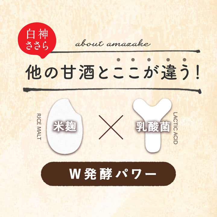 [Amazake Regular Service] Shirakami Sasara Plain 30er-Set (regulärer Preis 8.910 Yen inklusive Steuern)