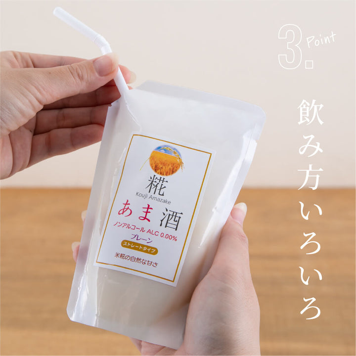 [Bulk Purchase] Koji Wadaya Fruit Amazake Apple 160ml 6 pack set