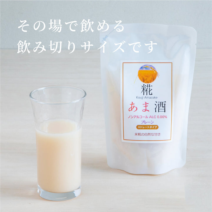 [Bulk Purchase] Koji Wadaya Fruit Amazake Plain 160ml 6 Pack Set