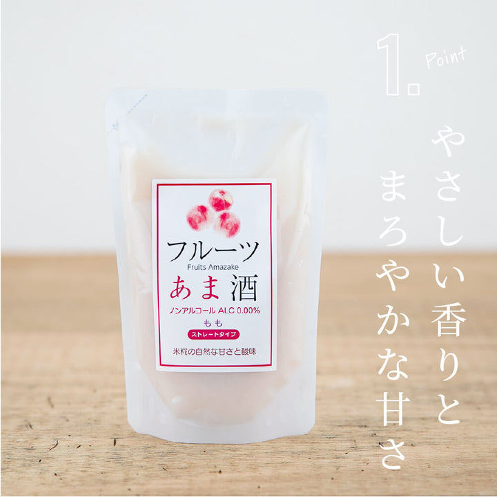 [Großkauf] Koji Wadaya Fruit Amazake Peach 160 ml 6er-Pack-Set