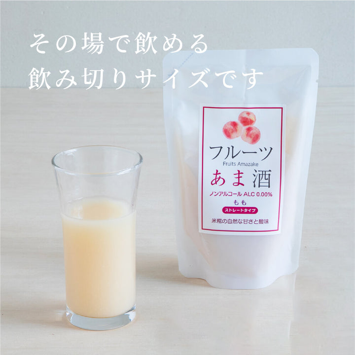 [Großkauf] Koji Wadaya Fruit Amazake Peach 160 ml 6er-Pack-Set