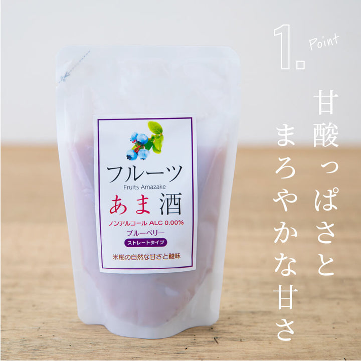 [Großkauf] Koji Wadaya Fruit Amazake Blueberry 160 ml 6er-Pack-Set