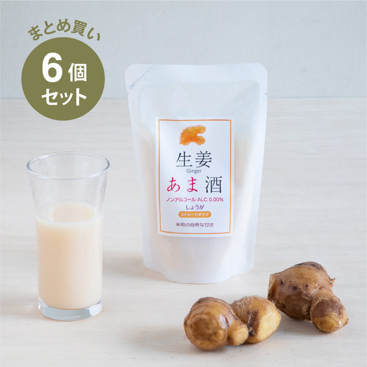 [Großkauf] Koji Wadaya Fruit Amazake Ingwer 160 ml 6er-Pack-Set