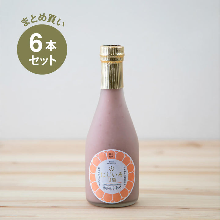 [Großkauf] Urano Sojasauce Brauerei Nijiiro Amazake Hakata Amaou 320g x 6 Flaschen Set