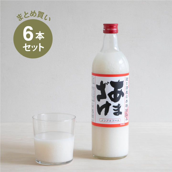 [Großkauf] Wakatakeya Sake Brewery Rice Koji Amazake 720 ml x 6 Flaschen-Set