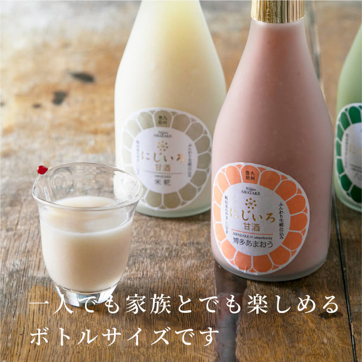 【SALE 15％OFF:賞味期限2025年月12日20日以降】にじいろ甘酒 発芽玄米 320g
